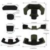 Yzpacc Tactical Helmet Pads, Universal Replacement EX Helmet Internal Memory Foam Pad Protective Mat for ACH MICH FMA EXF Helmet (Black) view 2