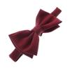 My Lello Baby Gabardine Adjustable Pre-Tied Bow Tie - Maroon view 1