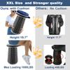 ALEVMOOM Upgraded XXL Collapsible Stool with Cushion 19.7",1000lbs Max Weight,Wider & Taller Seat, Heavy Duty Portable Retractable Folding Chair or Travel Foot for Camping & Outdoors(Grey) view 4