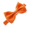 My Lello Baby Gabardine Adjustable Pre-Tied Bow Tie - Orange view 1