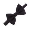My Lello Baby Gabardine Adjustable Pre-Tied Bow Tie - Black view 1