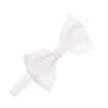 Child Gabardine Adjustable Pre-Tied Bow Tie - White view 1