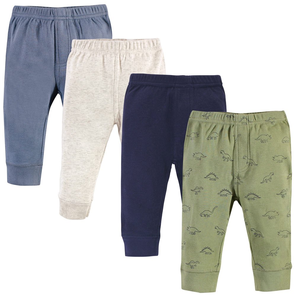 Touched by Nature Unisex Baby Organic Cotton Pants, Dino, 9-12 Months