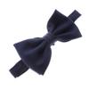 Child Gabardine Adjustable Pre-Tied Bow Tie - Navy view 1