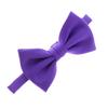 Child Gabardine Adjustable Pre-Tied Bow Tie - Purple view 1