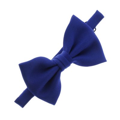 Child Gabardine Adjustable Pre-Tied Bow Tie - Electric Blue