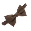 Child Gabardine Adjustable Pre-Tied Bow Tie - Rustic Brown view 1