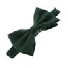 My Lello Baby Gabardine Adjustable Pre-Tied Bow Tie - Hunter Green view 1