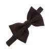 Child Gabardine Adjustable Pre-Tied Bow Tie - Brown view 1