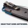 Benchmade - Bugout Outdoor EDC Folding Knife, Slim, Lightweight, Drop-Point Blade, Carbon Fiber (535-3) view 4