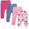 Touched by Nature Unisex Baby Organic Cotton Pants, Garden Floral, 0-3 Months view 1