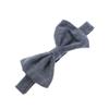 My Lello Baby Chambray Adjustable Pre-Tied Bow Tie - Deep Indigo Denim view 1