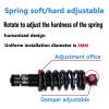 LvTu Damping Mountain Bike Rear Shock Rebound Downhill 125mm/150mm/165mm/190mm Hydraulic Steel Spring Suspension (Color : 150mm, Size : 1800 Lb) view 4