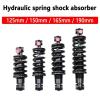 LvTu Damping Mountain Bike Rear Shock Rebound Downhill 125mm/150mm/165mm/190mm Hydraulic Steel Spring Suspension (Color : 150mm, Size : 650 Lb) view 2