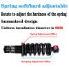 LvTu Damping Mountain Bike Shock Spring 125mm 150mm 165mm 190mm, Rear Shock Absorber Rebound Suspension with Bushing (Color : 125mm, Size : 650 Lb) view 4
