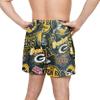 FOCO Green Bay Packers NFL Mens Logo Rush Swimming Trunks - XL view 3
