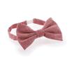 My Lello Baby Chambray Adjustable Pre-Tied Bow Tie - Black view 2
