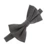 My Lello Child Chambray Adjustable Pre-Tied Bow Tie - Black view 1