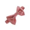 My Lello Child Chambray Adjustable Pre-Tied Bow Tie - Red view 1