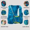 Nathan Pinnacle Race Vest & 12L Hydration Pack with 1.6L Bladder, Water-Resistant Pockets, Lightweight & Moisture Wicking view 3