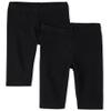 The Children's Place Baby Girls and Toddler Capri Leggings, Black 2 Pack, 12-18 Months US view 1
