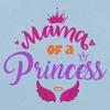 Mama of a Princess Daughter of a Queen Shirt Mommy and Me Matching Mom Kids T-Shirt Gifts Lightblue view 4