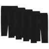 The Children's Place Baby Girls And Toddler Girls Leggings,Black 5 Pack,4T view 1