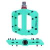 FOOKER MTB Pedals Mountain Bike Pedals 3 Bearing Non-Slip Lightweight Nylon Fiber Bicycle Platform Pedals for BMX MTB 9/16" (922-Green Needle Roller Bearing) view 3
