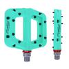 FOOKER MTB Pedals Mountain Bike Pedals 3 Bearing Non-Slip Lightweight Nylon Fiber Bicycle Platform Pedals for BMX MTB 9/16" (922-Green Needle Roller Bearing) view 4
