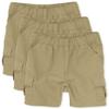 The Children's Place Baby Boys And Toddler Boys Pull on Cargo Shorts,Flax 3 Pack,12-18MOS view 1