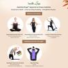 HealthAndYoga StretchNHeal Multi-Use Wooden Yoga Stick - Portable Posture Corrector Pole, Stretch and Mobility Stick,Physical Workout Exercise Dowel (Regular - 26") view 4
