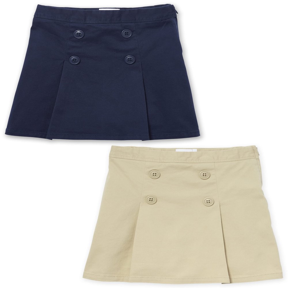 The Children's Place Girl's Button Skort, Tidal, 14 slim