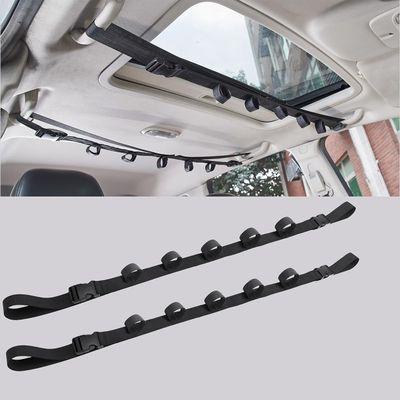 MOPHOEXII Fishing Pole Holder for Car,Car Fishing Rod Holder,Fishing Pole Storage Rack for SUV/Wagons/Van/Jeep/Truck, 2 Styles Available: Fishing Pole Roof Rack and Backseat Pole Holder