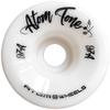 Atom Tone Quad Roller Skate Wheels, 57mm, White, 97A view 1