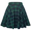 Urban CoCo Women's Basic Midi Skirt Versatile Stretchy Flared Casual High Waisted Skirts(M,Long-13) view 2