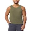 INTO THE AM Men's Essential Tank Tops - Soft Fitted Everyday Premium Sleeveless Muscle Shirt Bro Tanks for Guys (Olive Green, Medium) view 1