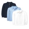 The Children's Place boys Long Sleeve Pique Polo, Brook/Nautico/White, XX-Large view 1