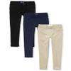 The Children's Place girls Ponte Knit Pull on Jeggings Pants, Black/Sandy/Tidal 3 Pack, 6-7 Plus view 1