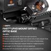 Unity Tactical FST-SOBB Fast - LPVO Offset Optic Base - Black, One Size view 4