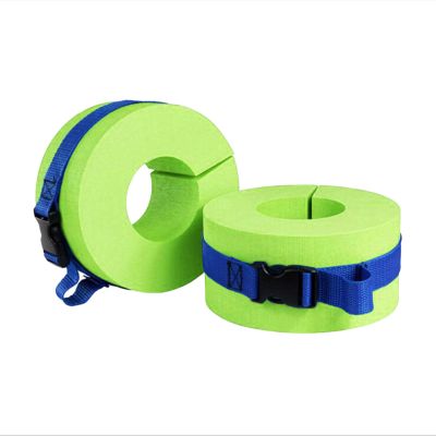Fofetbfo EVA Foam Swim Aquatic Cuffs, Ankles Arms Belts with Quick Release Buckle, Exercise Cuffs Water Aerobics Float Ring Fitness Exercise Set for Swim Fitness Training, Green