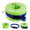 Fofetbfo EVA Foam Swim Aquatic Cuffs, Ankles Arms Belts with Quick Release Buckle, Exercise Cuffs Water Aerobics Float Ring Fitness Exercise Set for Swim Fitness Training, Green view 4