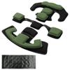 Yzpacc Tactical Helmet Pads, Universal Replacement EX Helmet Internal Memory Foam Pad Protective Mat for ACH MICH FMA EXF Helmet (Green) view 1