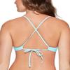 Salt + Cove Womens Juniors Bralette Push-Up Swim Top Separates Blue XL view 3