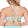 Salt + Cove Womens Juniors Bralette Push-Up Swim Top Separates Blue XL view 4