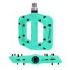 FOOKER MTB Pedals Mountain Bike Pedals 3 Bearing Non-Slip Lightweight Nylon Fiber Bicycle Platform Pedals for BMX MTB 9/16" (922-Green3bearings) view 3