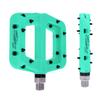 FOOKER MTB Pedals Mountain Bike Pedals 3 Bearing Non-Slip Lightweight Nylon Fiber Bicycle Platform Pedals for BMX MTB 9/16" (922-Green3bearings) view 4