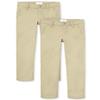 The Children's Place Girls Skinny Chino Pants,Sandy 2 Pack,14P view 1