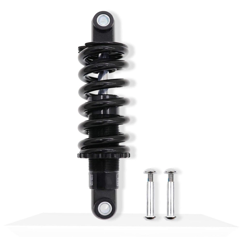LvTu Mountain Electric Bike Scooter Rear Shock Absorber 125/150/165/190mm, Spring Damper Rebound Rear Suspension (Color : 125mm, Size : 450 Lb)