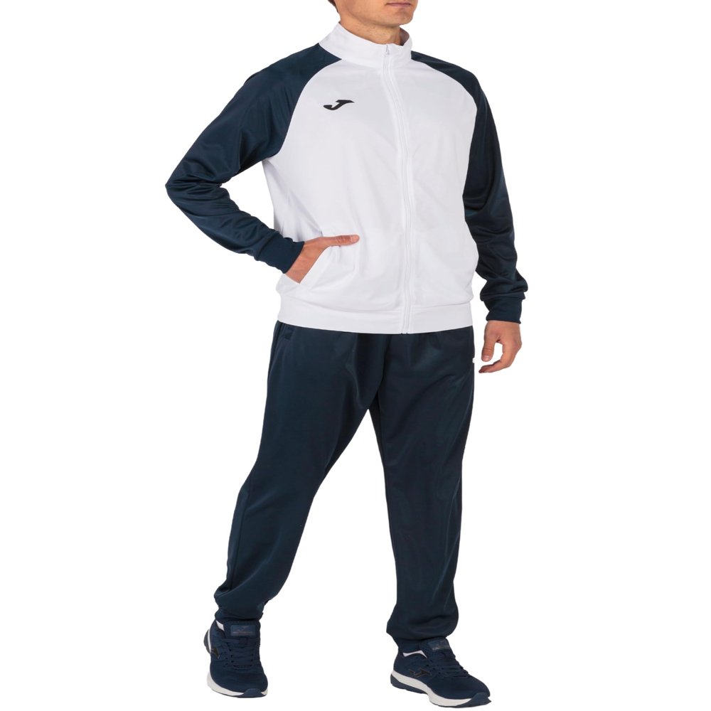 Joma Academy IV Tracksuit - White/Navy