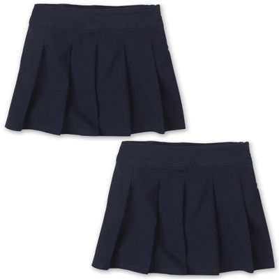 The Children's Place Girls Pleated Skort,Tidal 2 Pack,4P